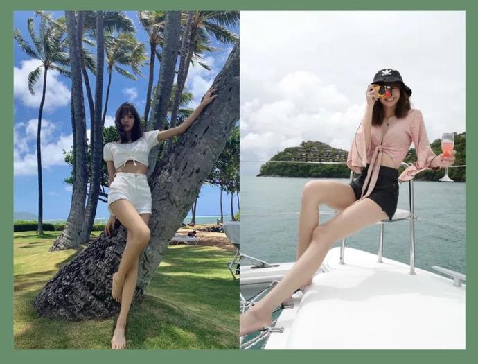 刘雯显腿长又时髦的烟管裤,粗腿的人穿什么样的裤子好看