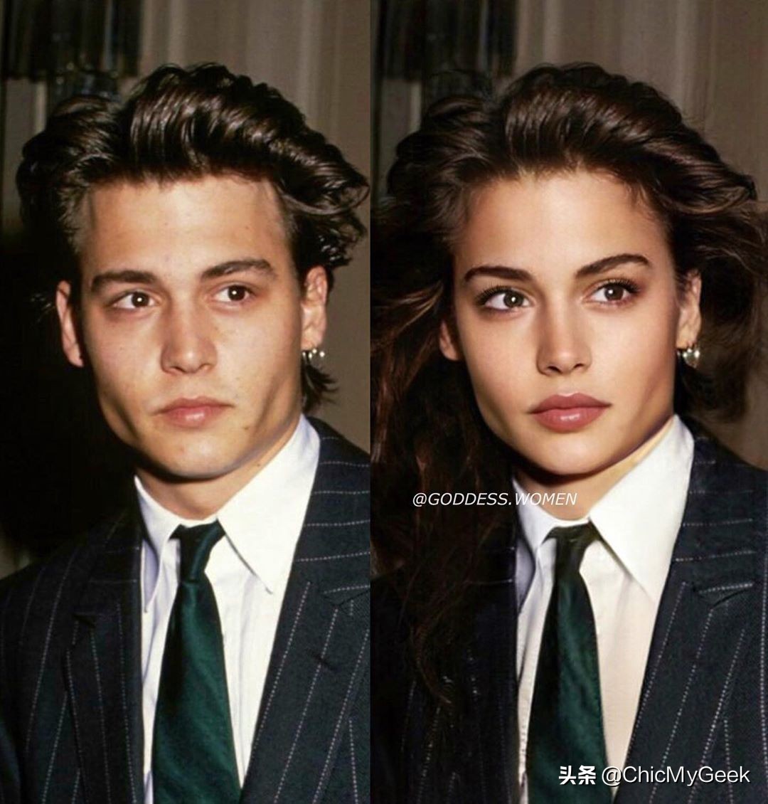 好莱坞明星变女生,好莱坞明星荧幕颜值变化德普