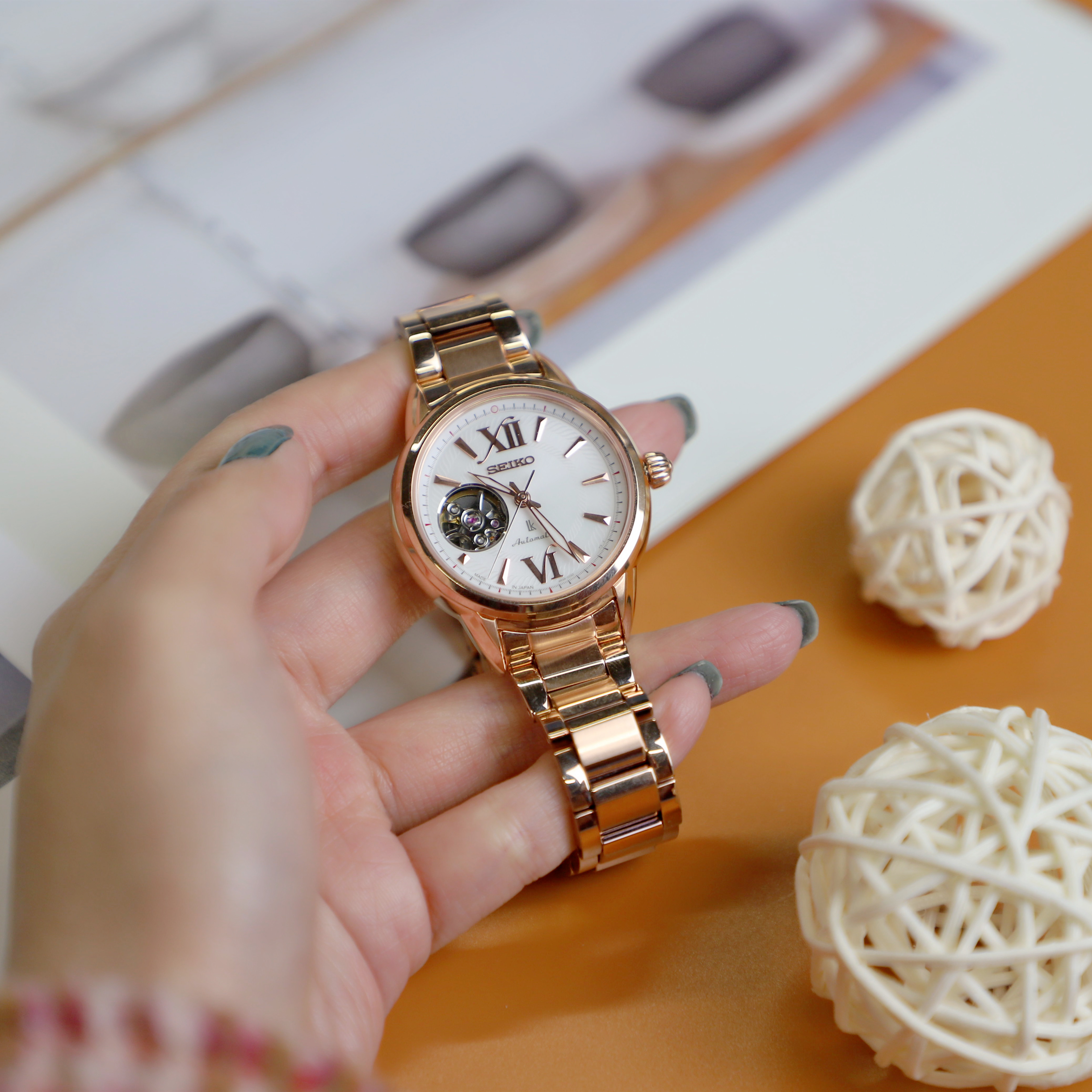 情人节限定礼盒机械手表,情人节礼物手表女小众品牌