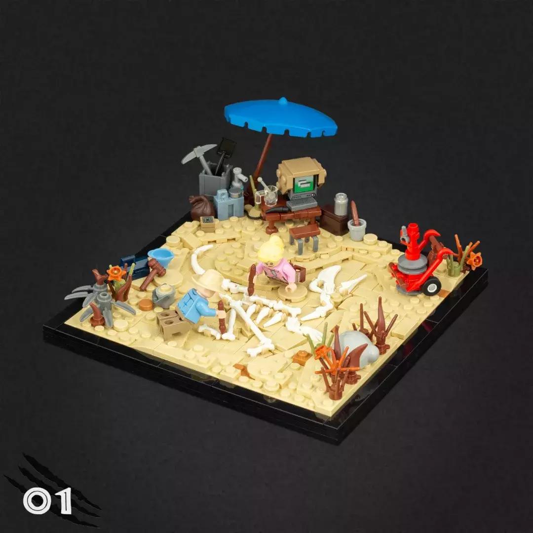 lego乐高moc作品欣赏迷你机甲系列,lego乐高小世界