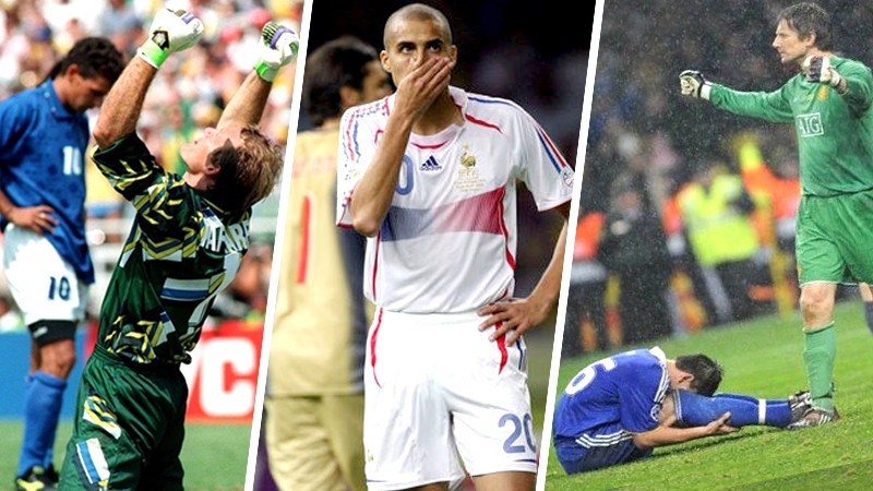 足坛十大经典点球集锦,足坛史上10个最差的点球
