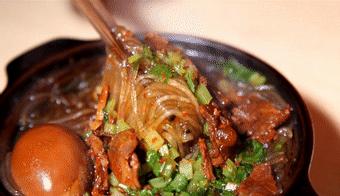 白菜牛肉砂锅粉丝,家庭版砂锅牛肉粉丝