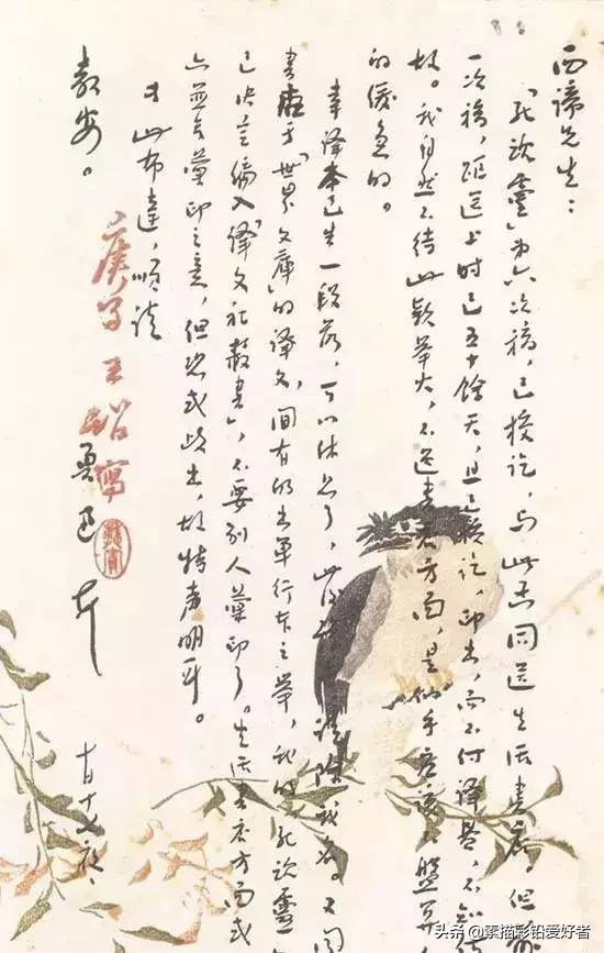 写给鲁迅的先生的一封信,高级的信