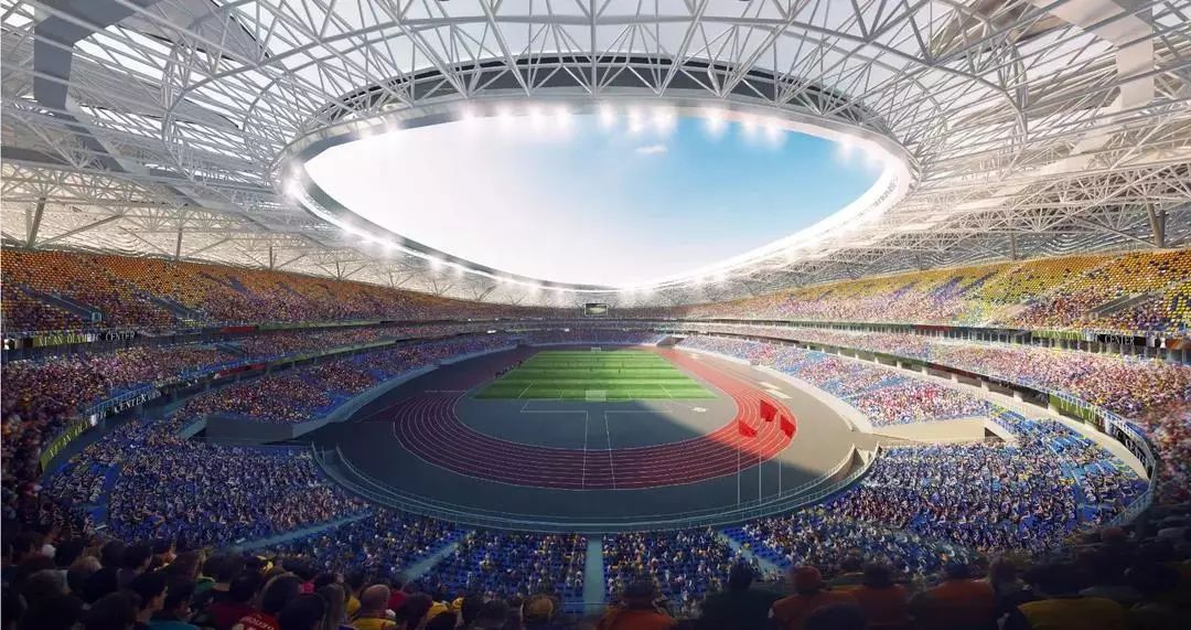 西安奥体中心美景,西安奥体中心体育场座位