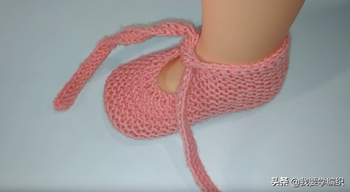 新生儿鞋袜秋冬0-3个月系带,宝宝鞋袜的编织方法全教程