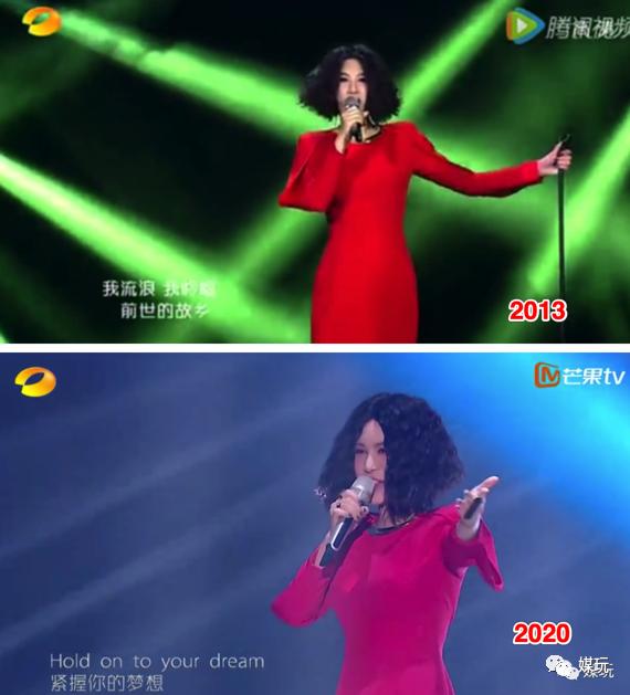 湖南卫视双十一晚会纪念歌手,我是歌手第二季红衣服