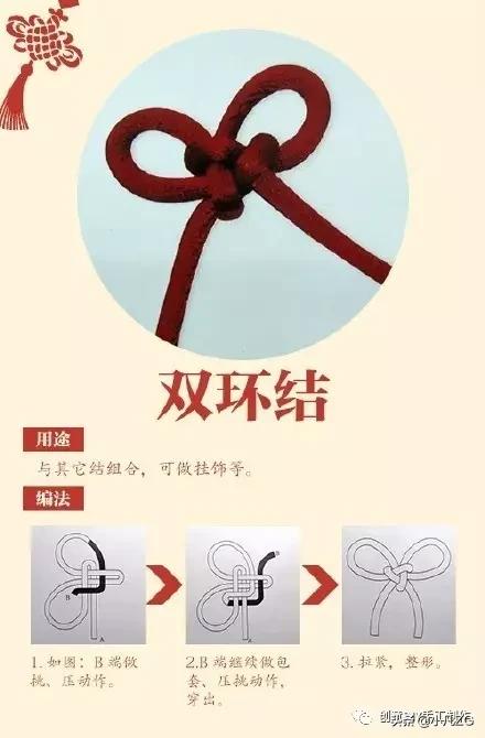 8款中国结编绳图解教程,八种最美中国结手工图