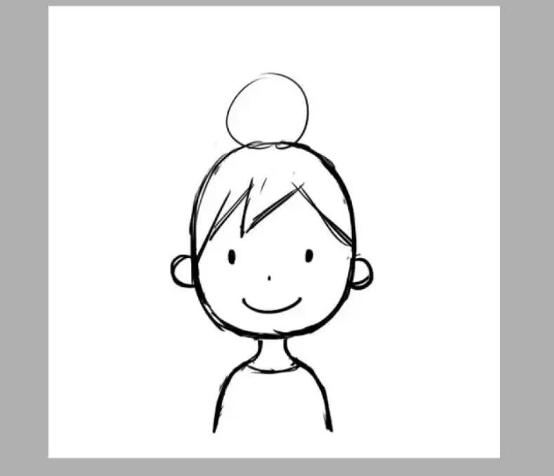 sai卡通头像绘画教程,sai厚涂肖像画教程新手入门