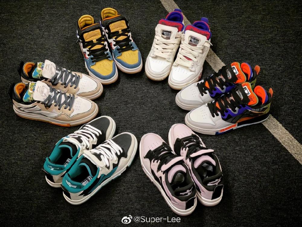 李宁惟吾pro联名aape,aape联名李宁驭帅照片