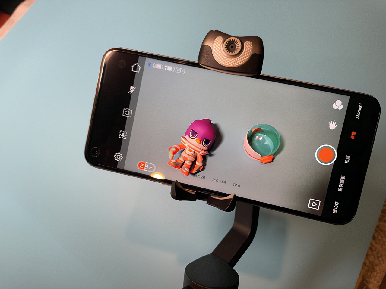 浩瀚稳定器v2s用后置摄像头跟拍,浩瀚卓越ai跟拍稳定器v2