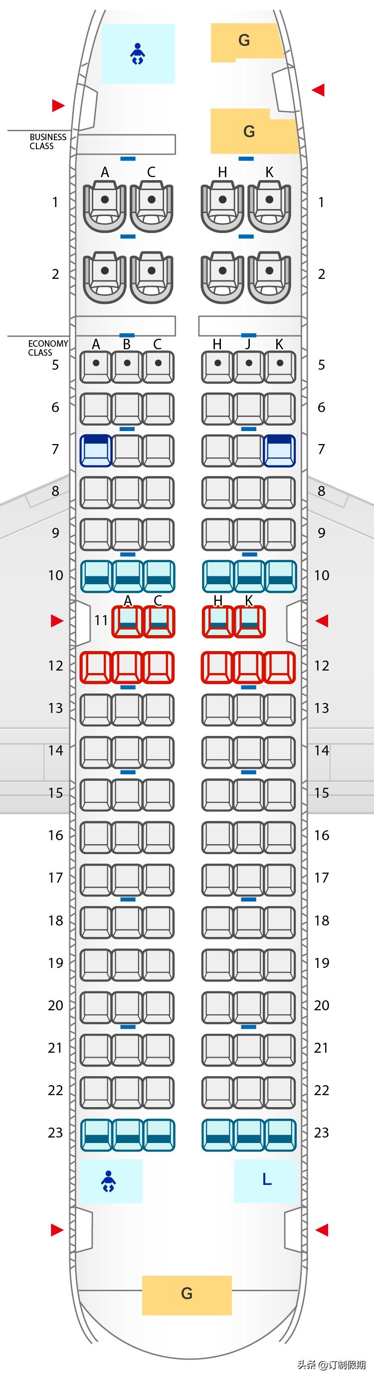 全日空航空nh904机型,全日空波音777-300国内机型