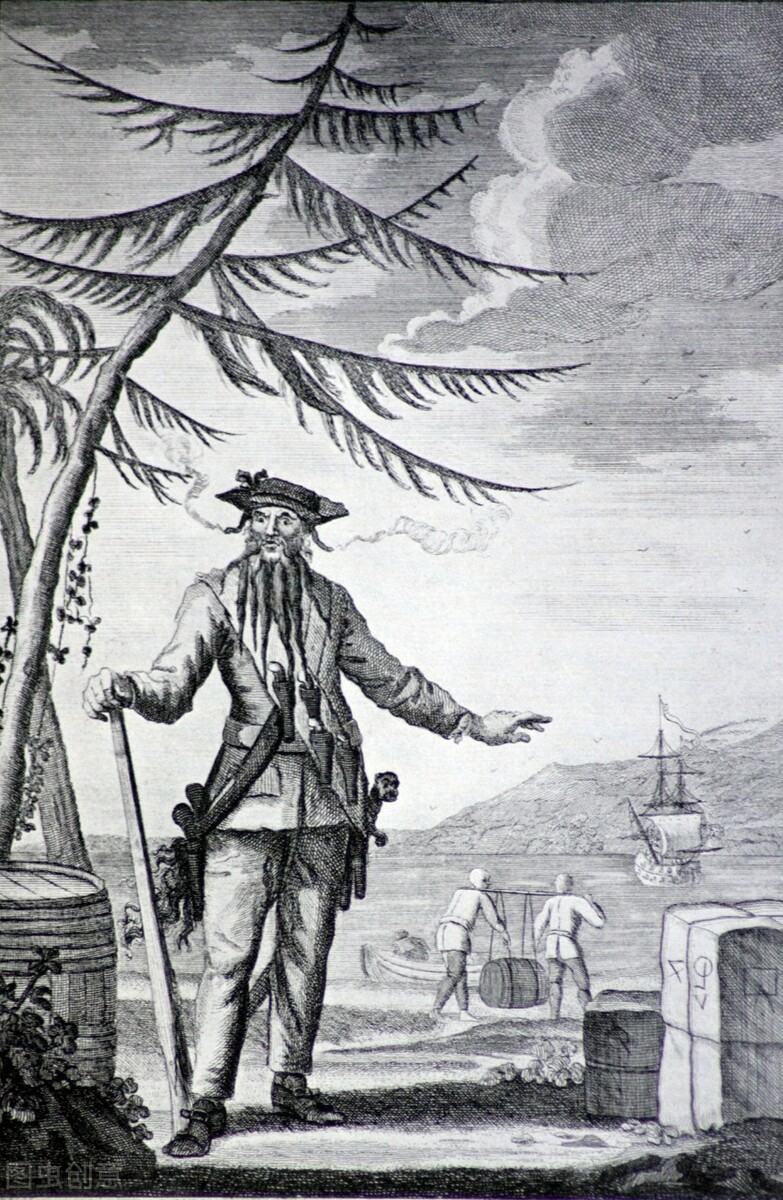 海盗黑胡子爱德华蒂奇怎么死的,黑胡子爱德华蒂奇死于谁之手