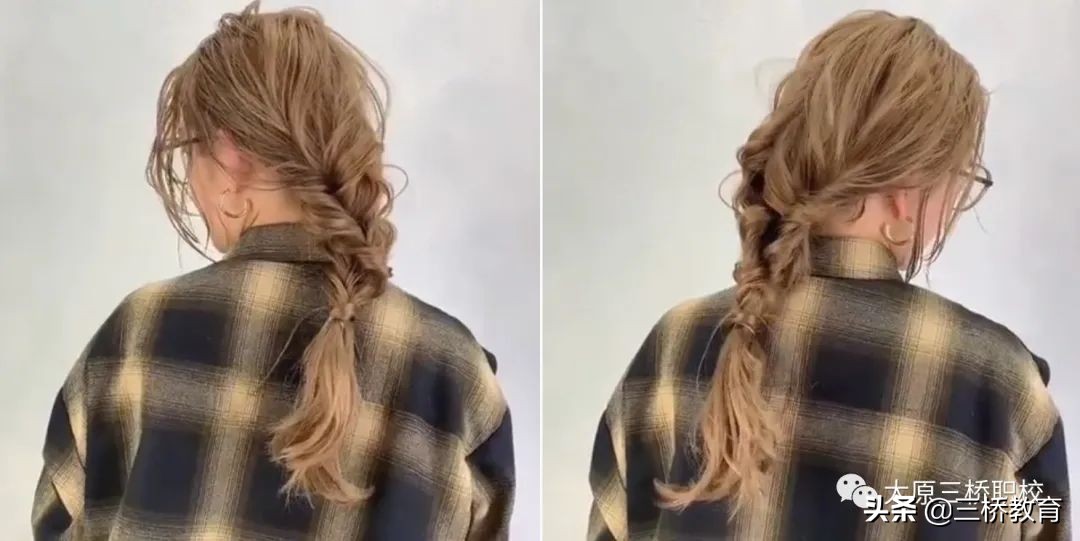 简单编发学生,手残党都会的编发教程学生