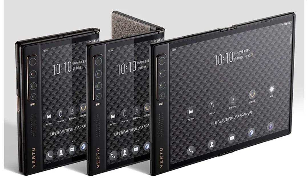 vertu5g全面屏手机,vertu折叠屏手机评测视频