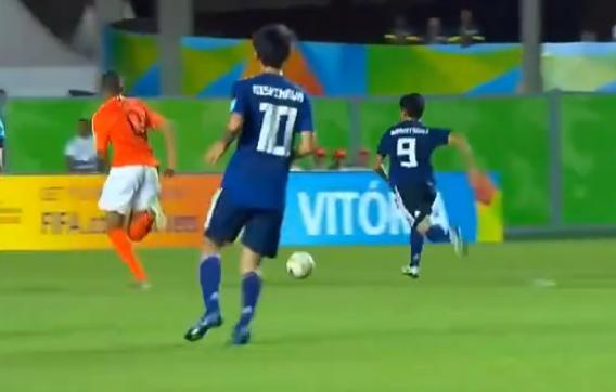 日本青年队3:0胜德国,日本天才57分钟独造3球