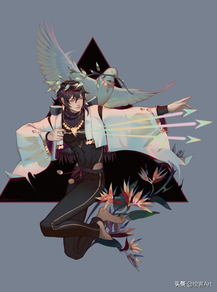 12星座仙气古风头像男生射手座,超好看的12星座头像