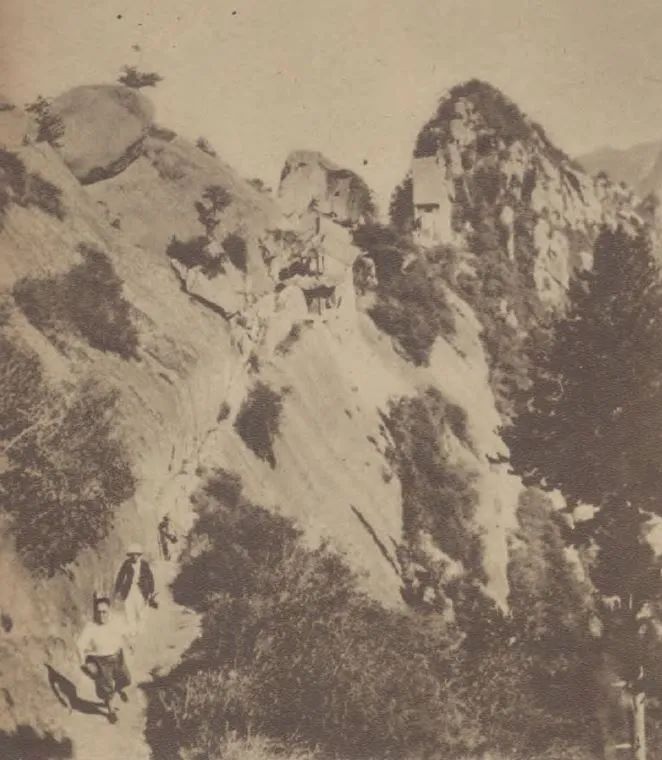 九十年代华山,七百年前的华山湖