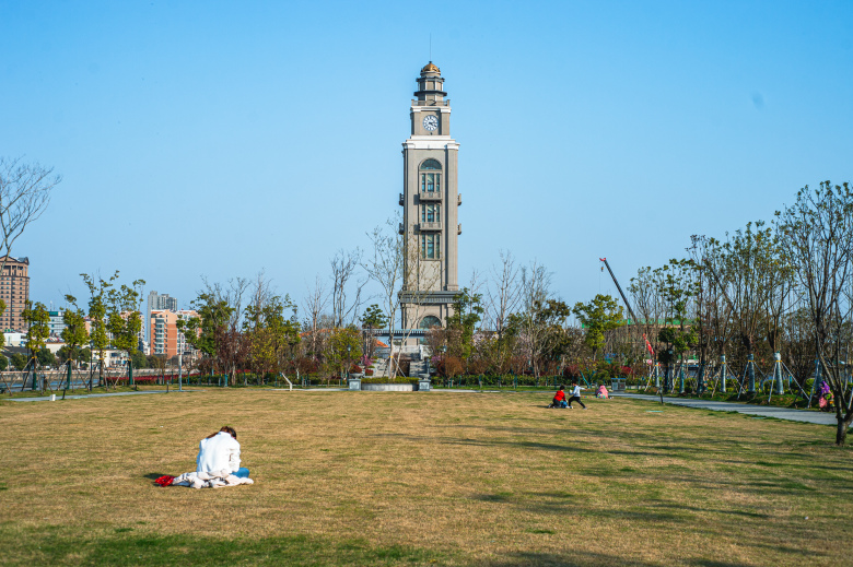 常州戚墅堰运河景观,常州运河公园景观
