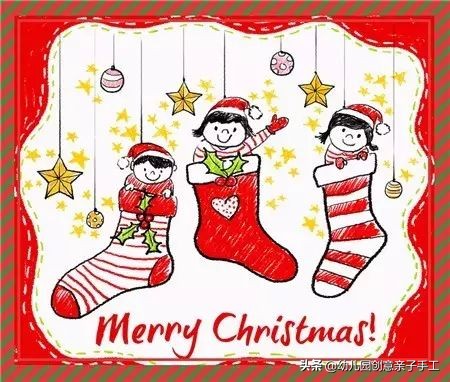 圣诞节儿童画画,圣诞节画画作品大全12岁