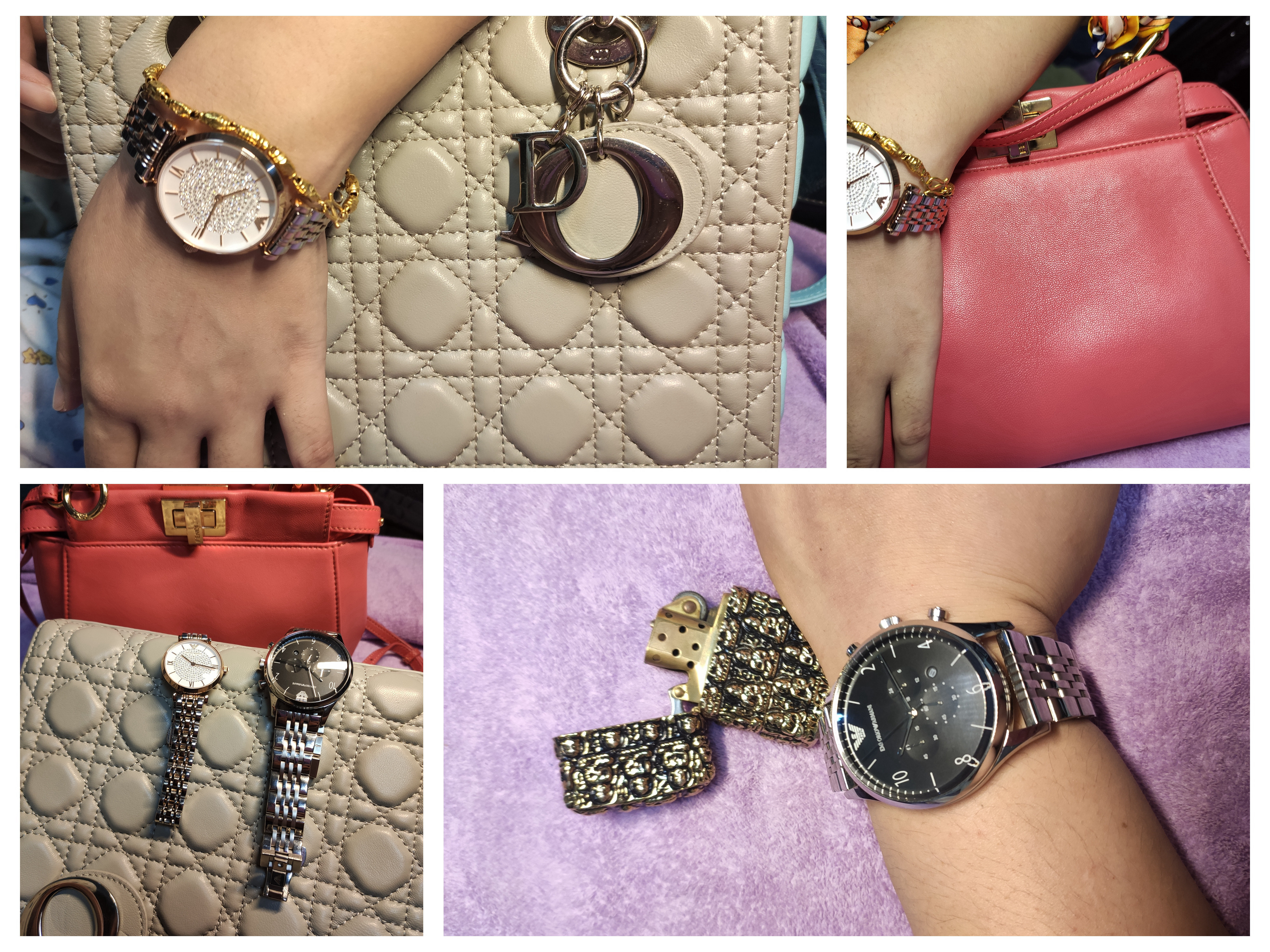 阿玛尼手表满天星镶钻女表ar11129,阿玛尼满天星手表女表上手效果