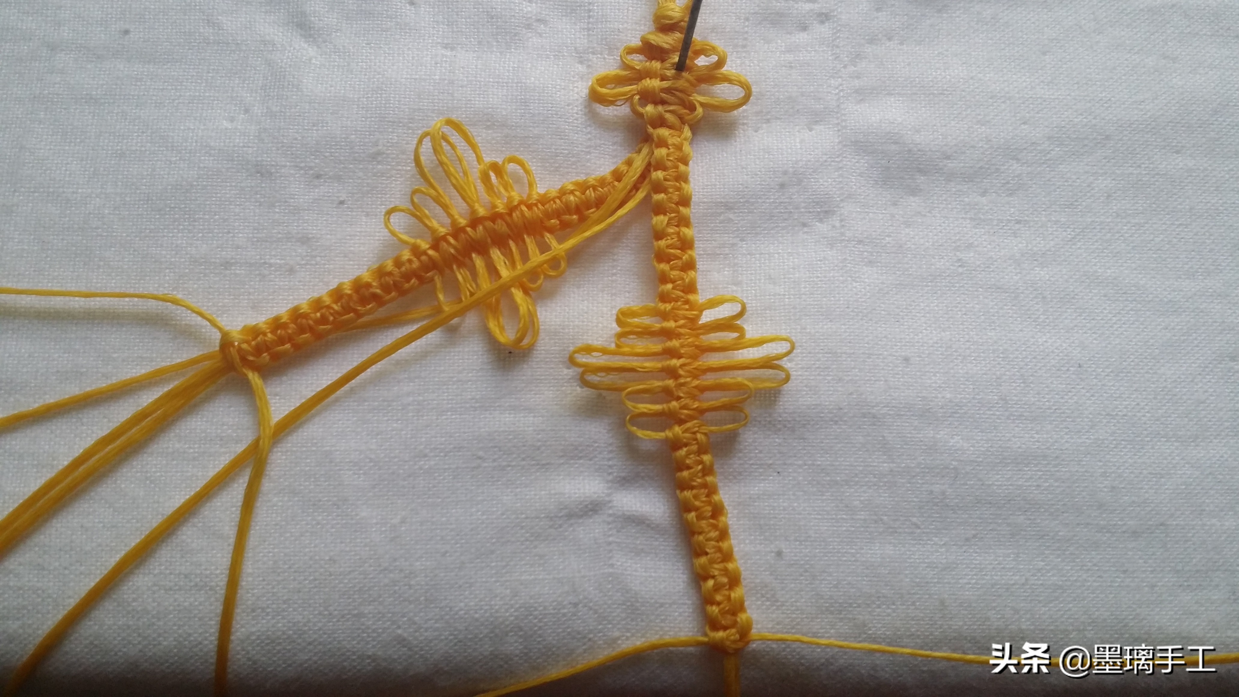 挂饰编绳教程大全,平安喜乐绳编车内挂饰教程