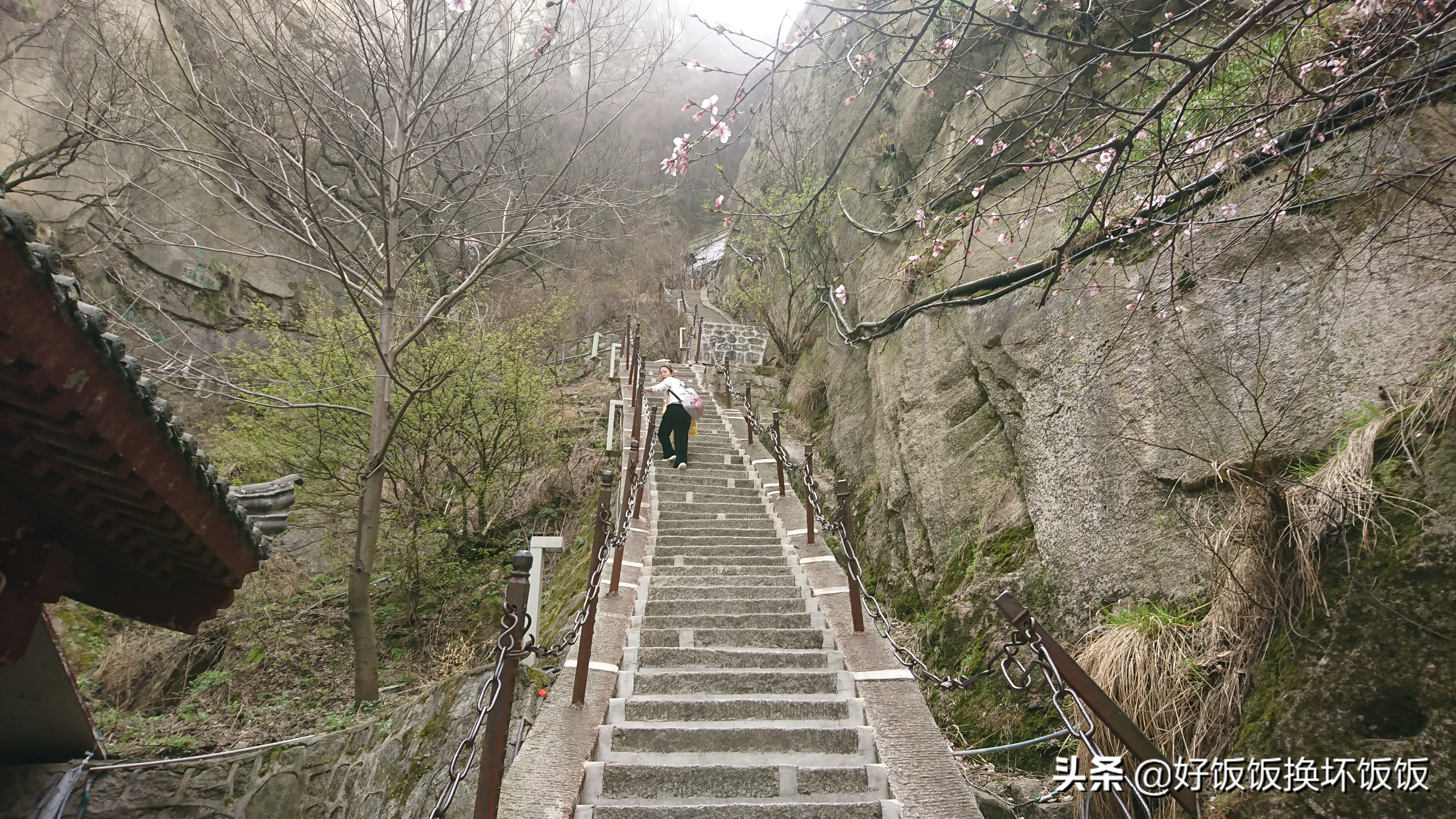 华山站到华山北峰怎么走,华山西峰到华山北峰山路怎样