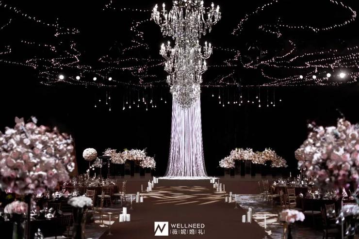 盐城扬帆星空主题婚礼,一场蓝色的梦幻星空主题婚礼