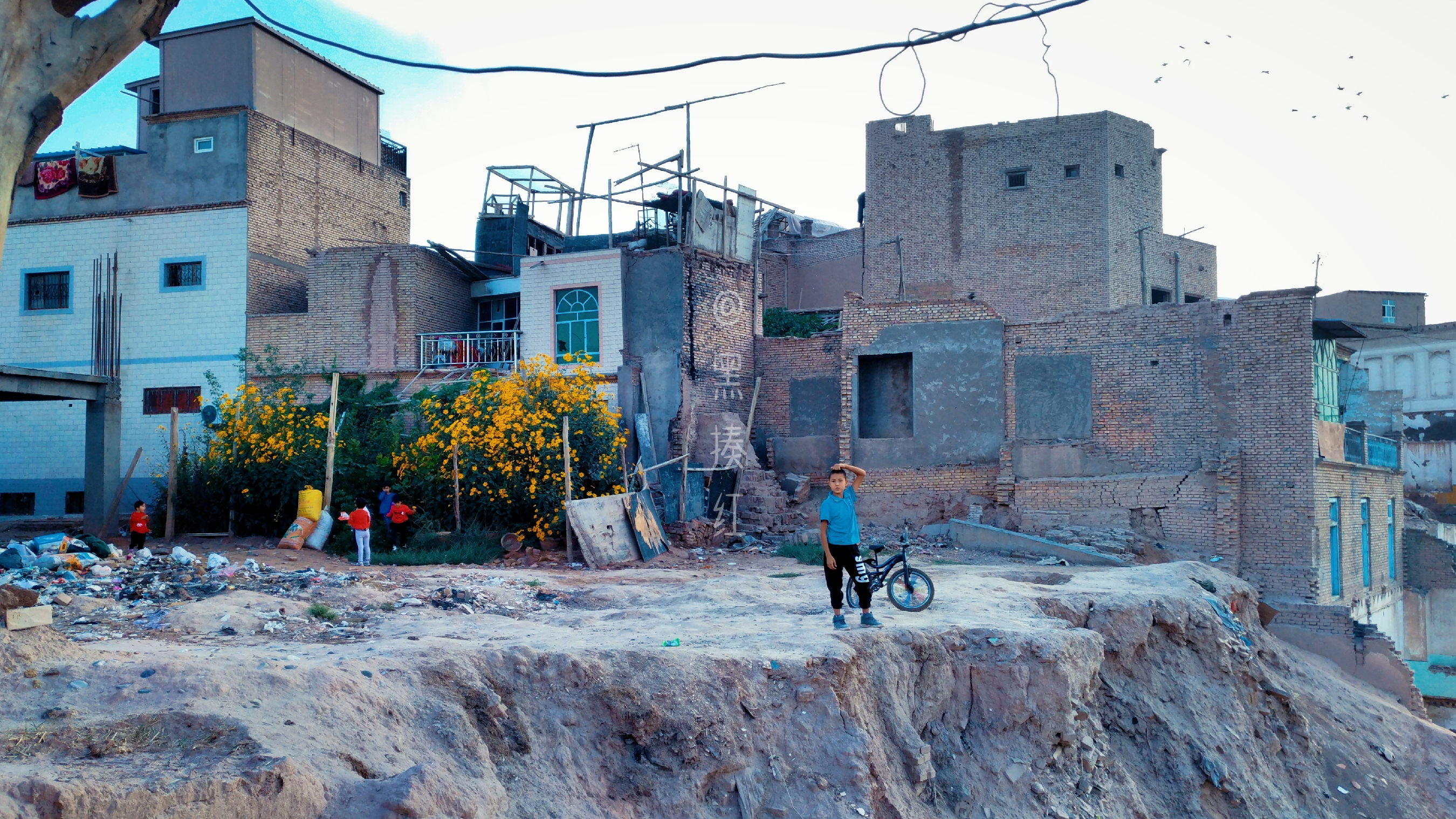 喀什古城废弃房屋,喀什废墟古城