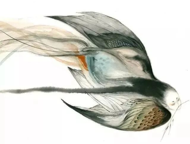 大鱼海棠唯美漫画插画设计,马克笔插画大鱼海棠