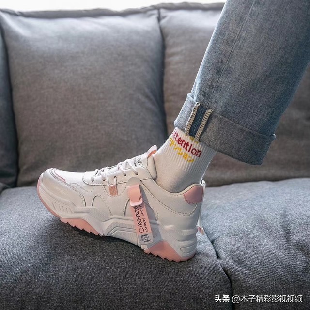 2022老爹鞋女休闲ins港风百搭板鞋,老爹鞋女款爆款2022新款ins潮板鞋