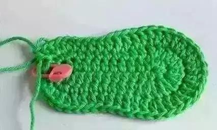 简单婴儿靴子毛线鞋,可爱款钩针宝宝鞋
