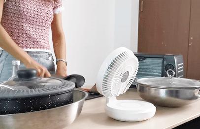 家用空气循环风立体扇,风扇家用卧室超静音空气循环扇