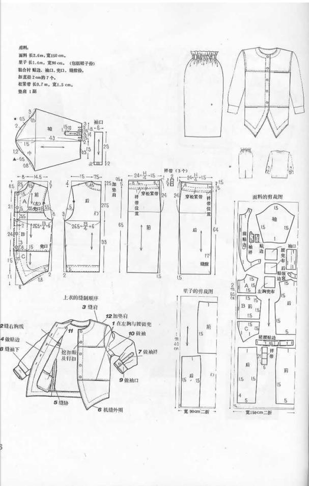 做衣服怎么看布料横着还竖着裁剪,衣服裁剪零基础入门视频教程