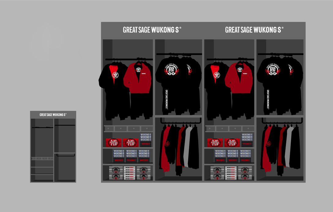 国风t恤男装国潮悟空,衣服国潮小众品牌悟空