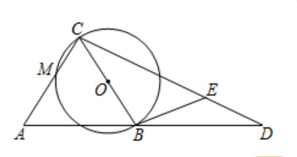 此题要证圆的切线并求长度，由相似三角形得出线段比例式是关键