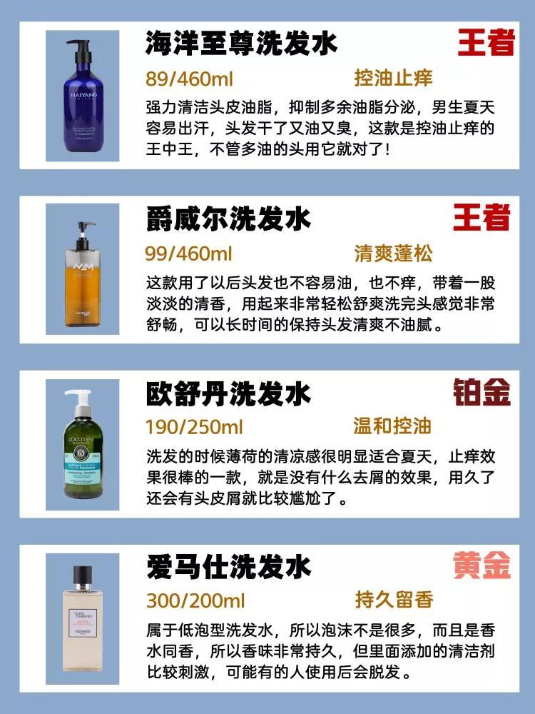 适合每天用的男士洗发水,不伤头皮的男士洗发水