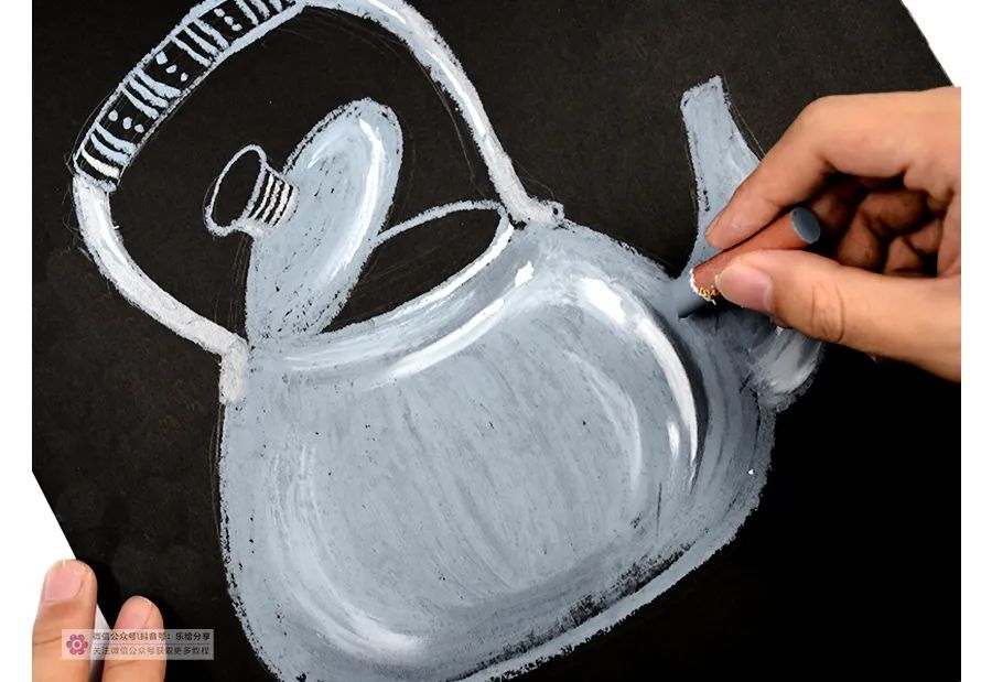 水溶油画棒儿童画简单又漂亮,初学儿童画油画棒图片