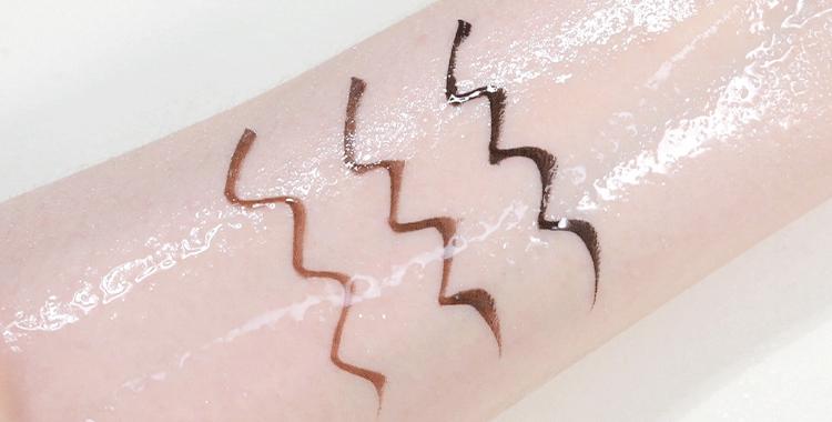 日本kissme眼线笔画下睫毛,日本kissme眼线笔深棕色和黑色