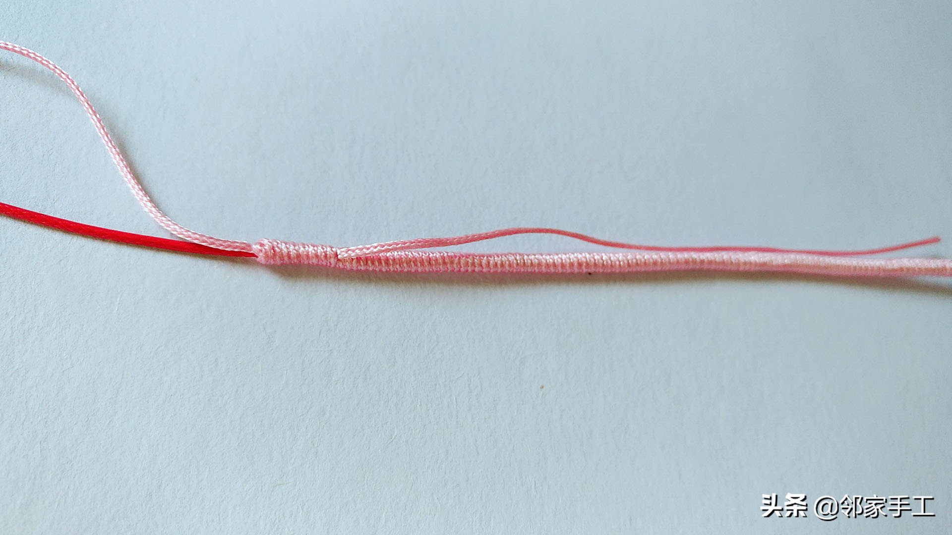 编绳绕线的教程慢动作,手工编织绕线技巧