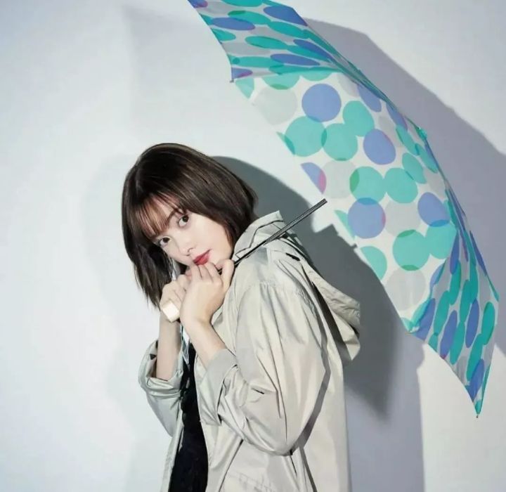 伞晴雨两用高颜值复古风胶囊伞,日系雨伞长伞推荐