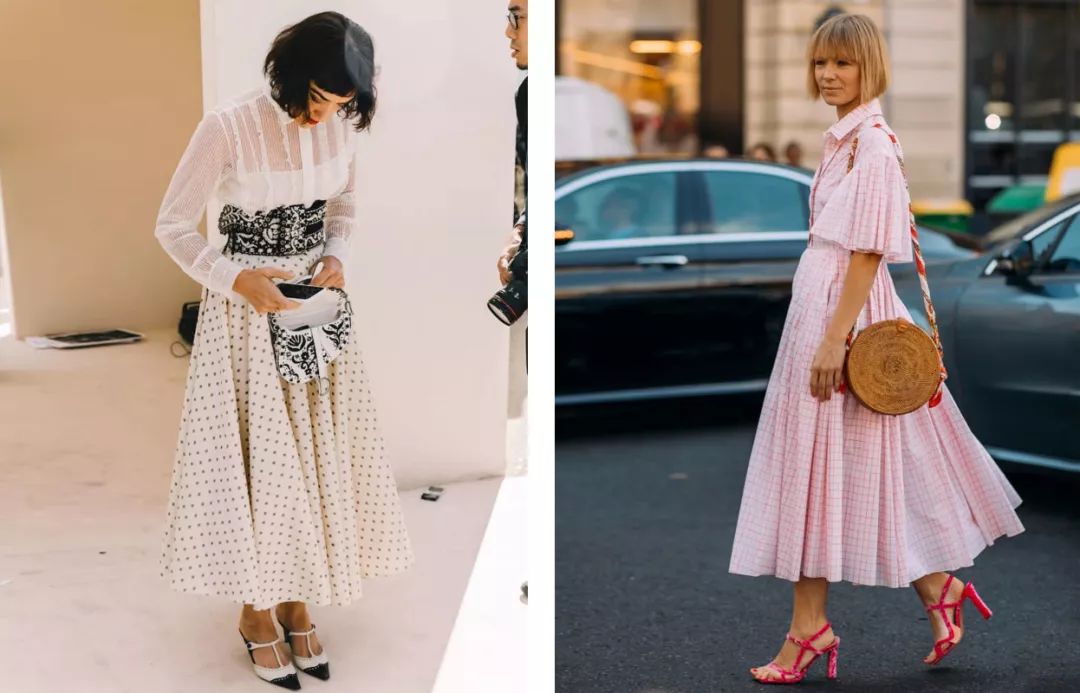 175130微胖女生连衣裙,爱朴微胖显瘦连衣裙