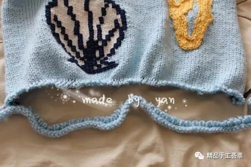 毛衣直接剪断后锁边方法,织毛衣中间出错了