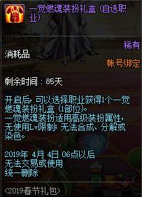 dnf2019春节套普通礼包,dnf2019春节礼包