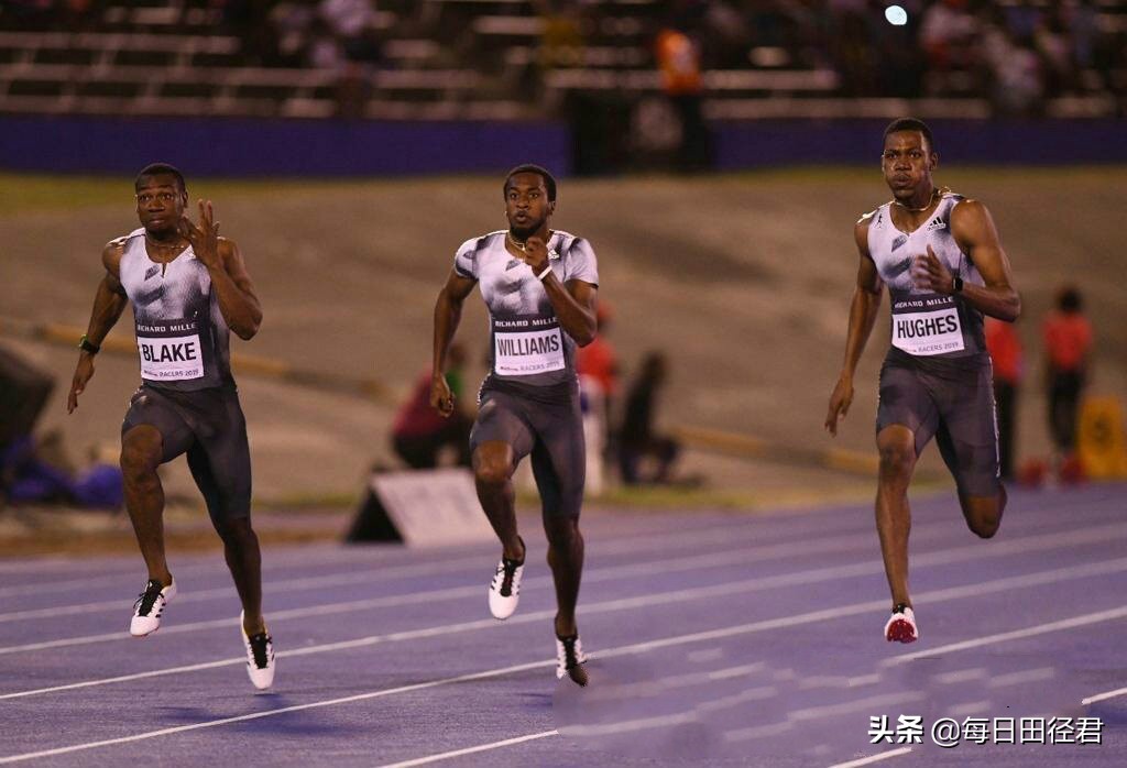 击败牙买加,牙买加4x100鲍威尔布雷克
