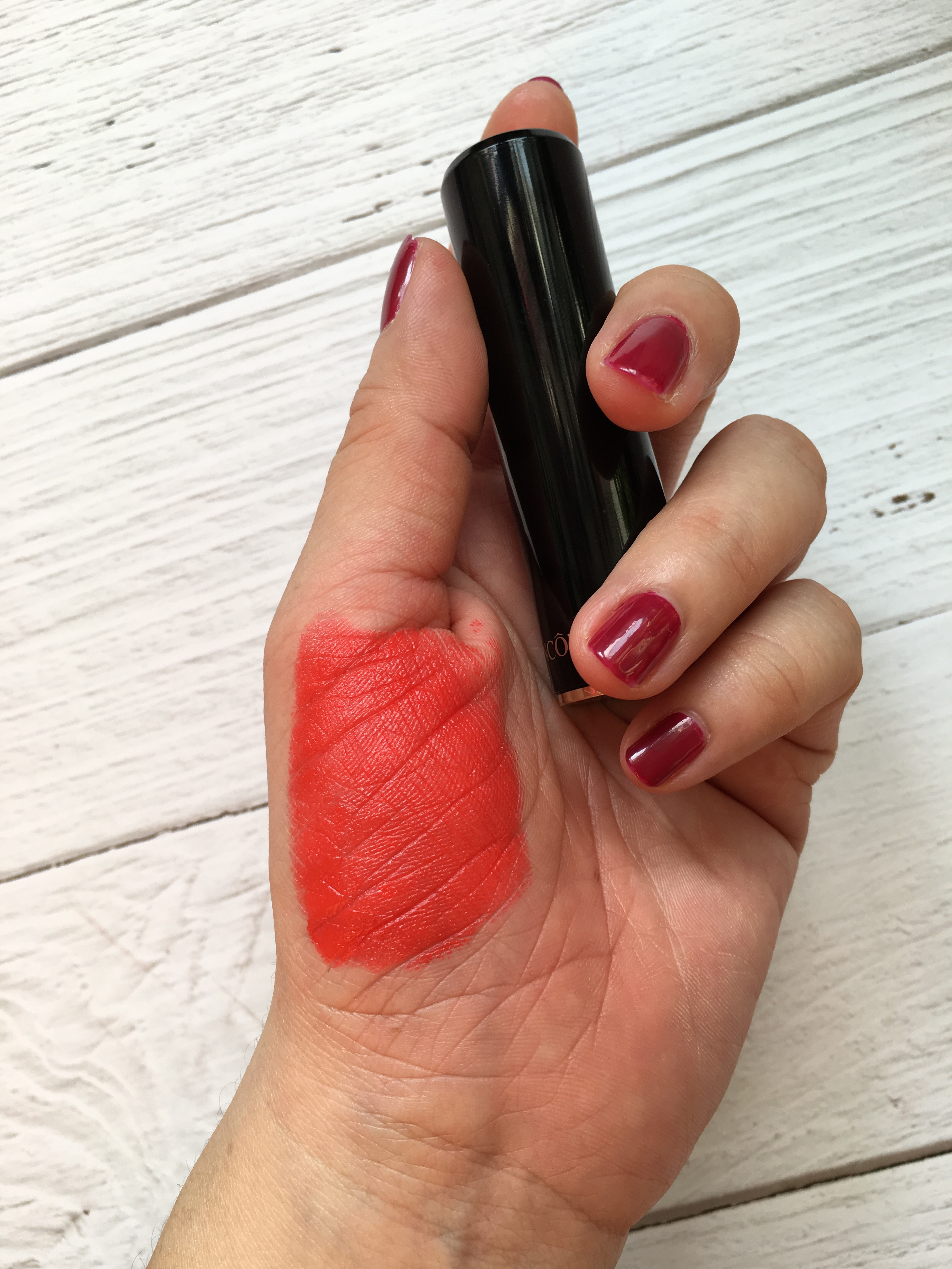 lancome七夕限定口红试色,lancome口红试色295