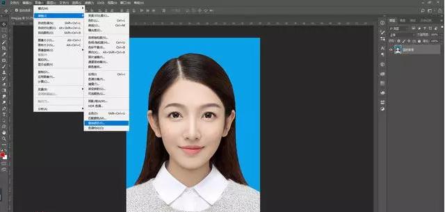 windowsps批量修改证件照底色,ps证件照换底色最简单方法