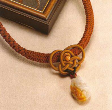 中国结珍珠项链,中国结玉佛项链