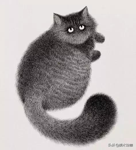 他用一支5块钱的针管笔“撸猫”，17万网友直呼：这猫要活了
