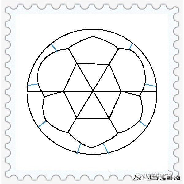 足球小孩简笔画大全,儿童足球画简笔画图片