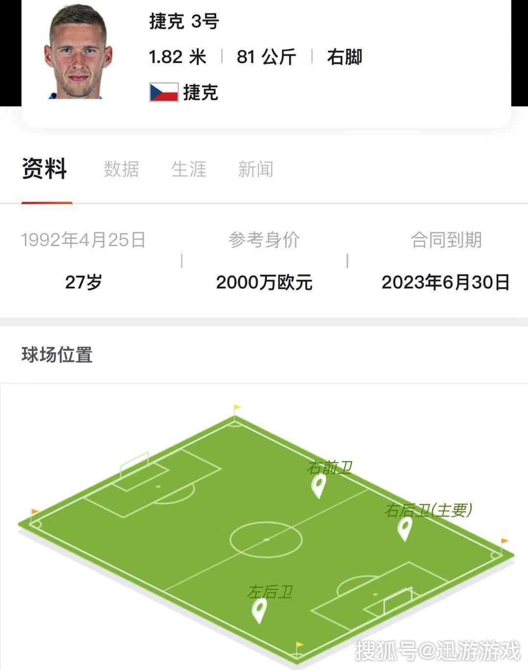 实况足球银球中后卫卡巴克,实况足球卡福右后卫